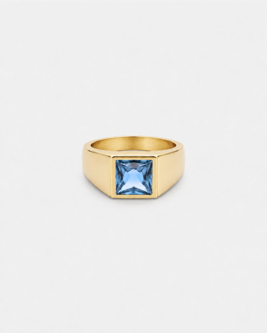 Aquamarine Ring | Gold