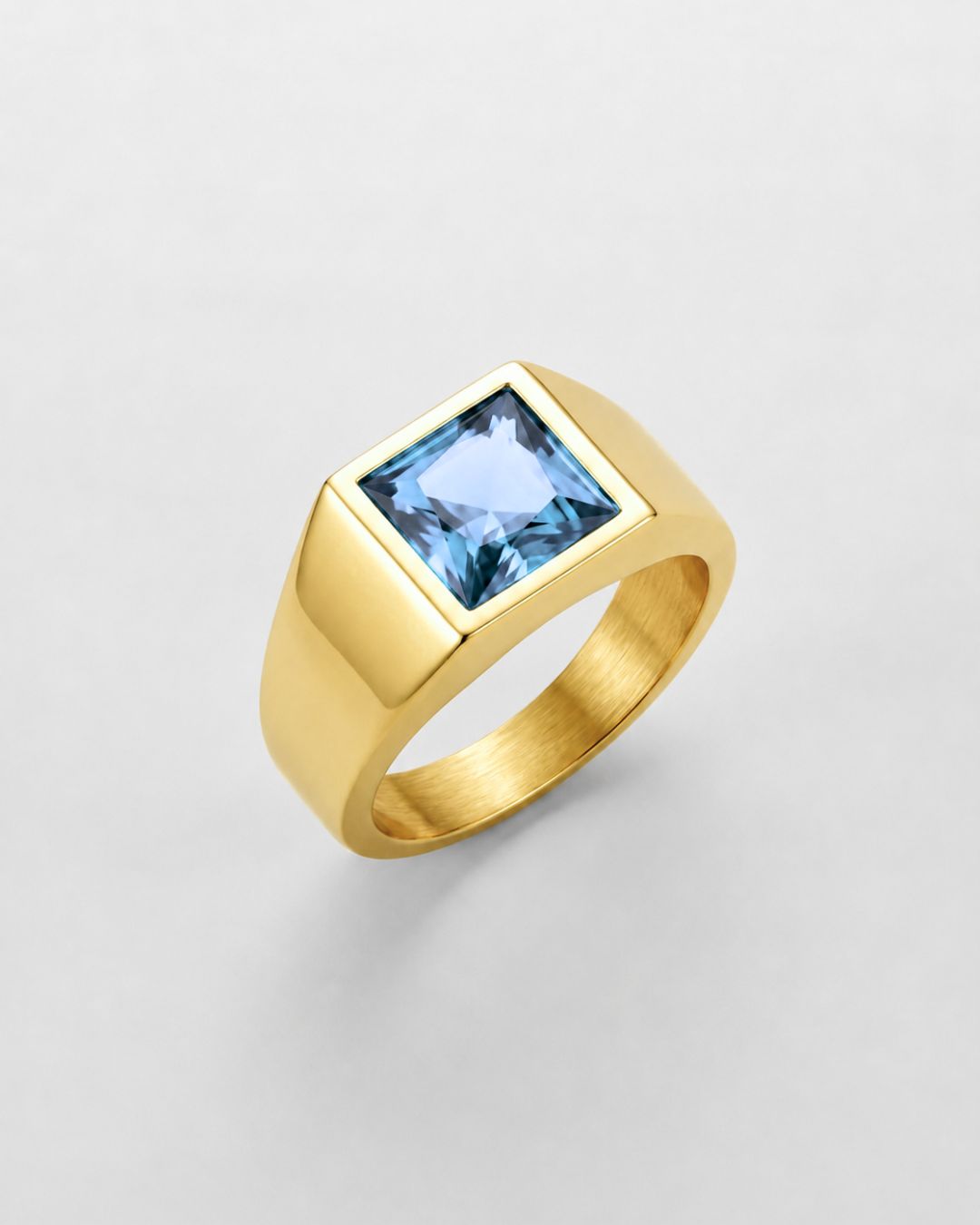 Aquamarine Ring | Gold