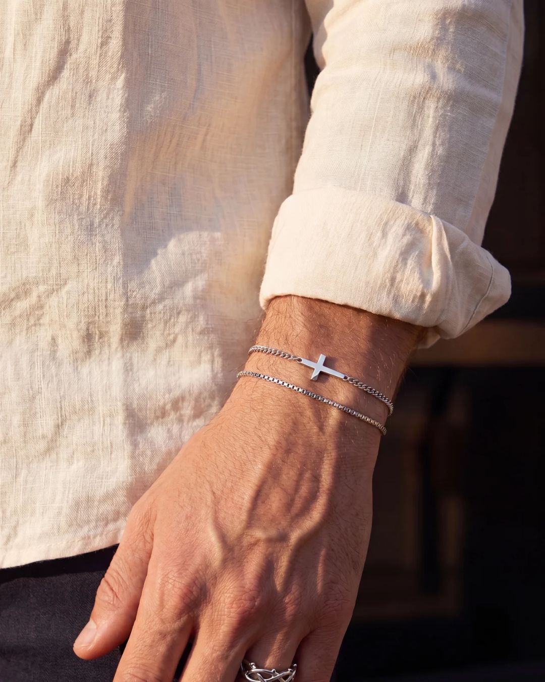 Box Bracelet | Platinum