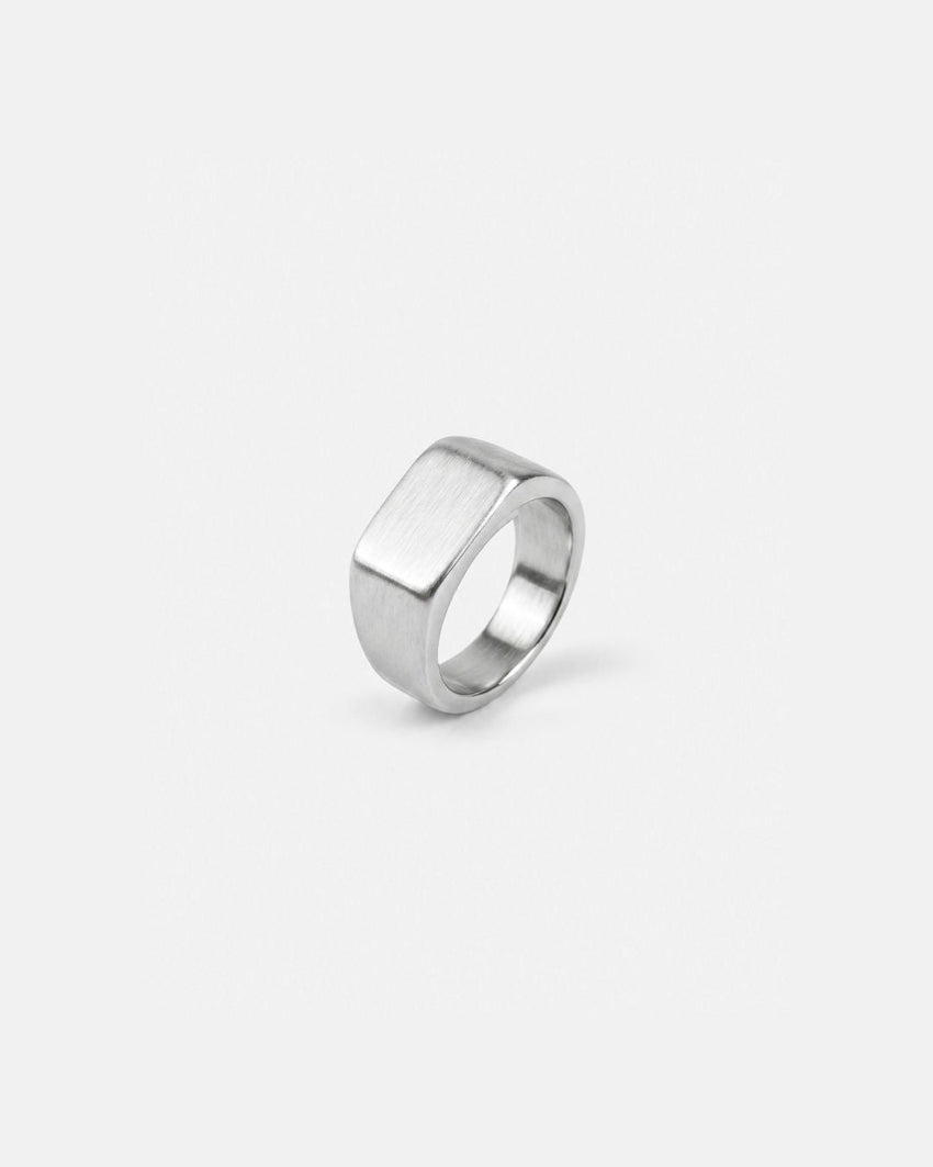 Brushed Bar Ring | Silver