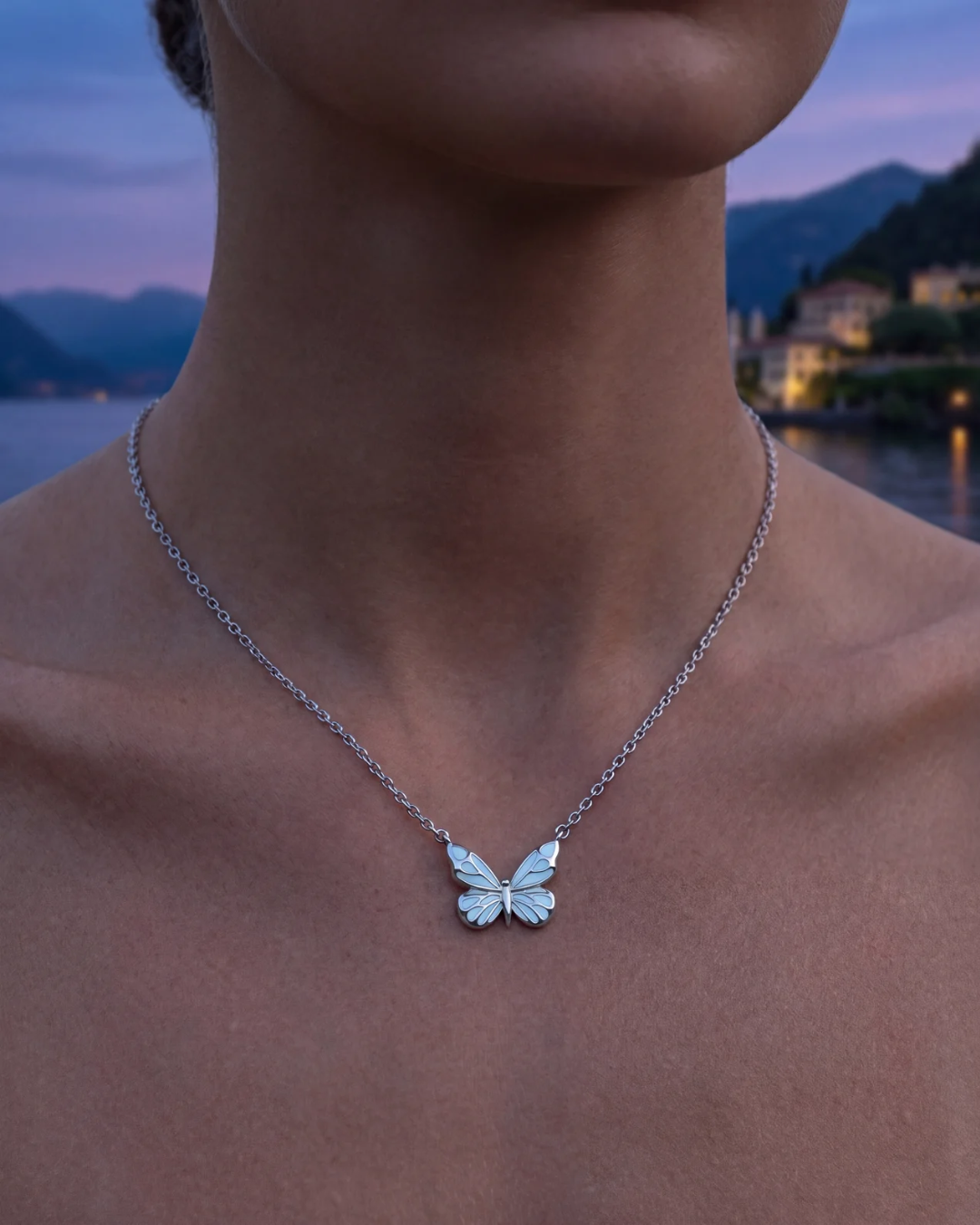 Butterfly Necklace I 925 Silver