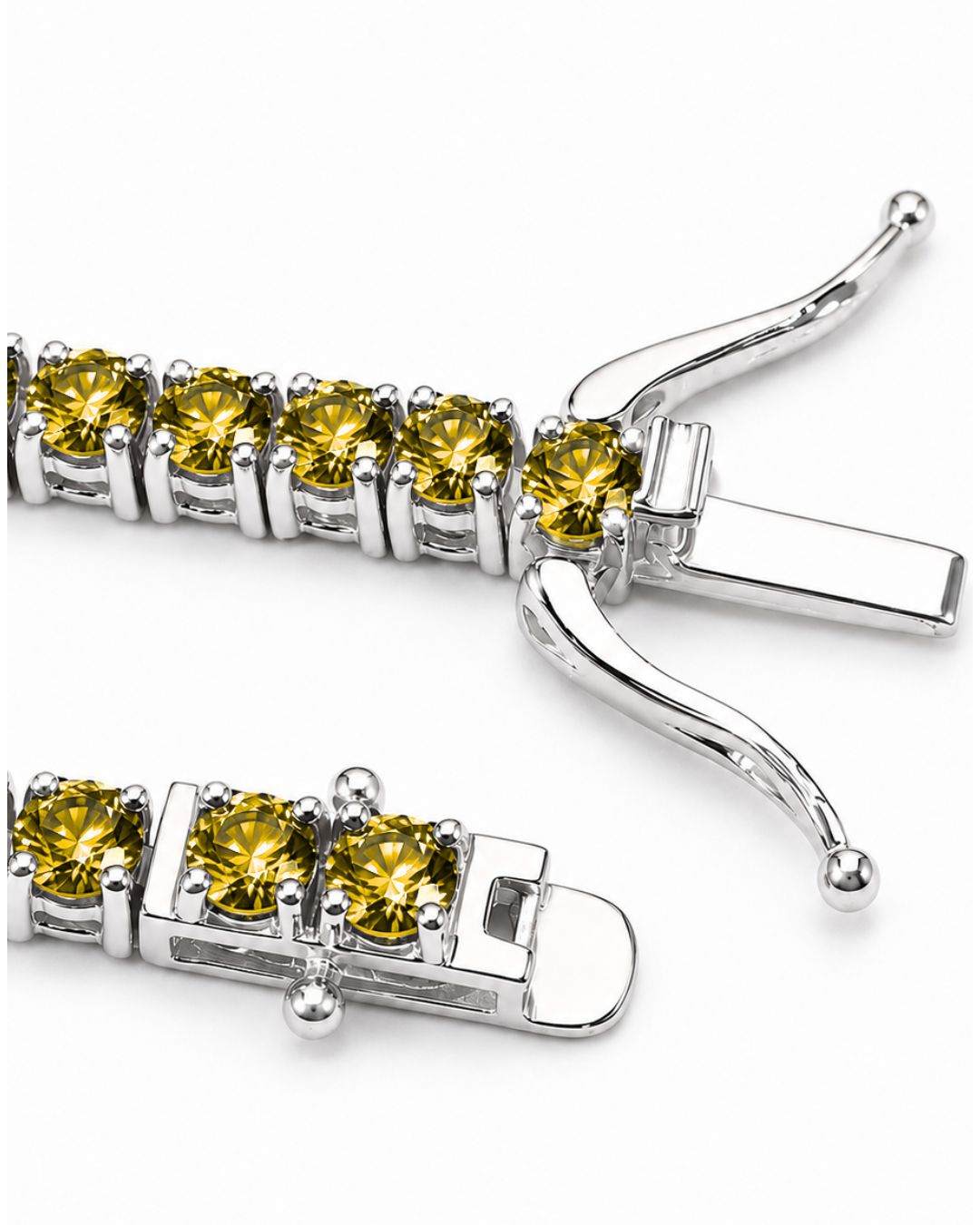 Champagne Éclat Bracelet | Champagne Moissanite