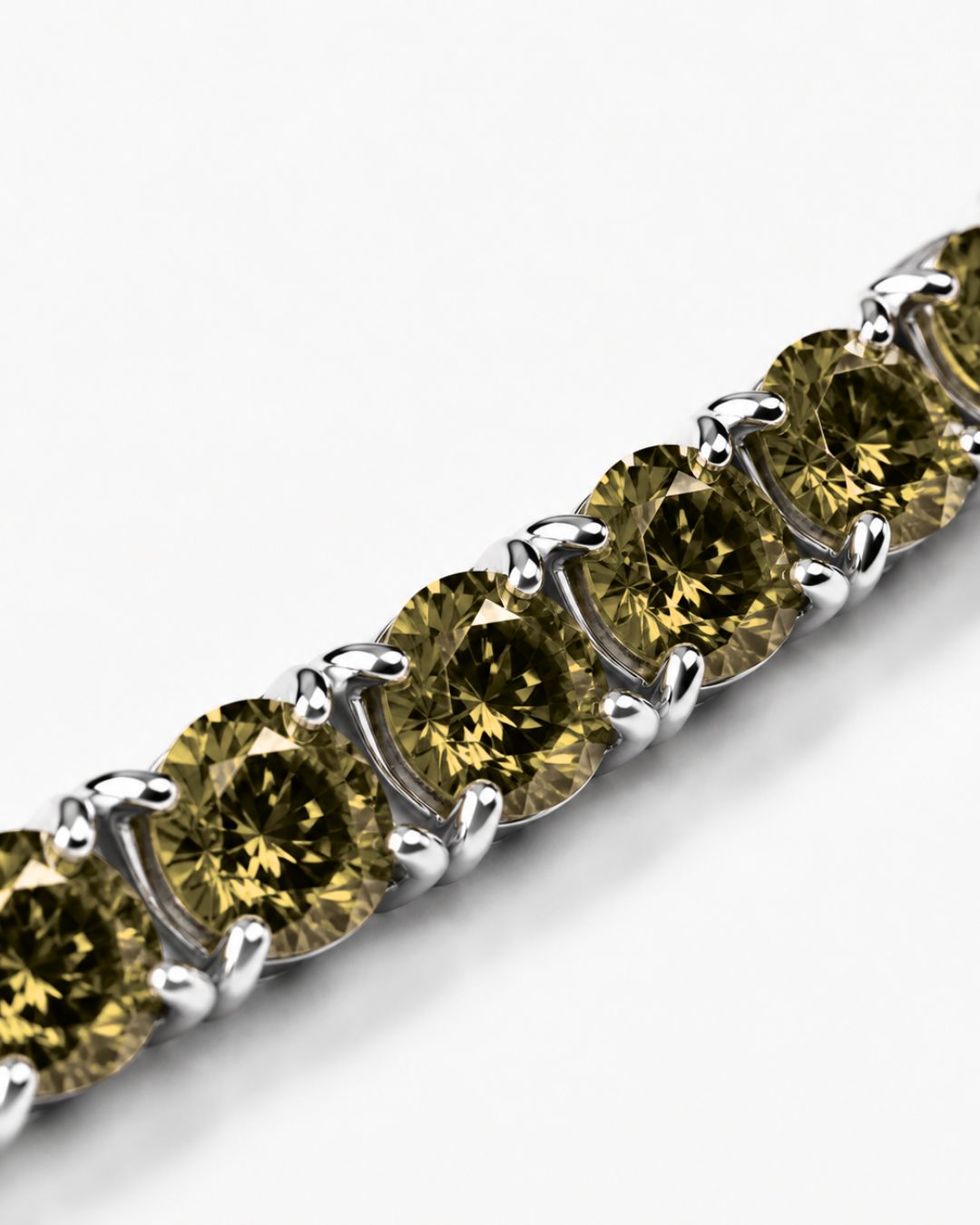 Champagne Éclat Bracelet | Champagne Moissanite