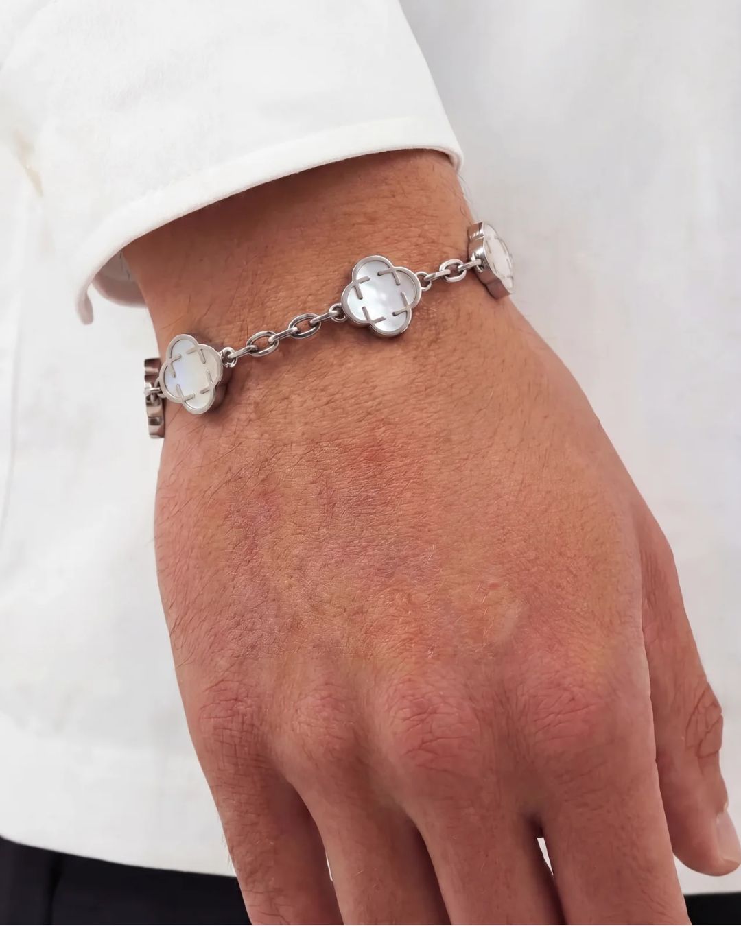 Charm Bracelet | Nacre Silver