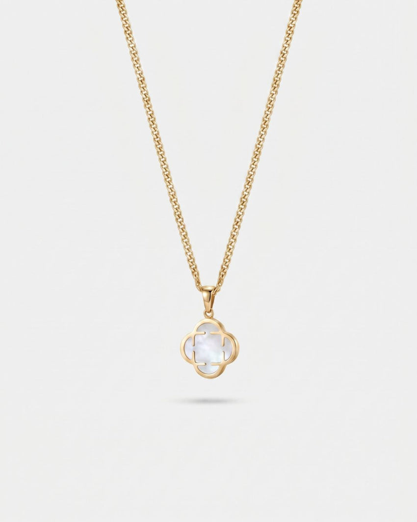 Charm Necklace | Nacre Gold