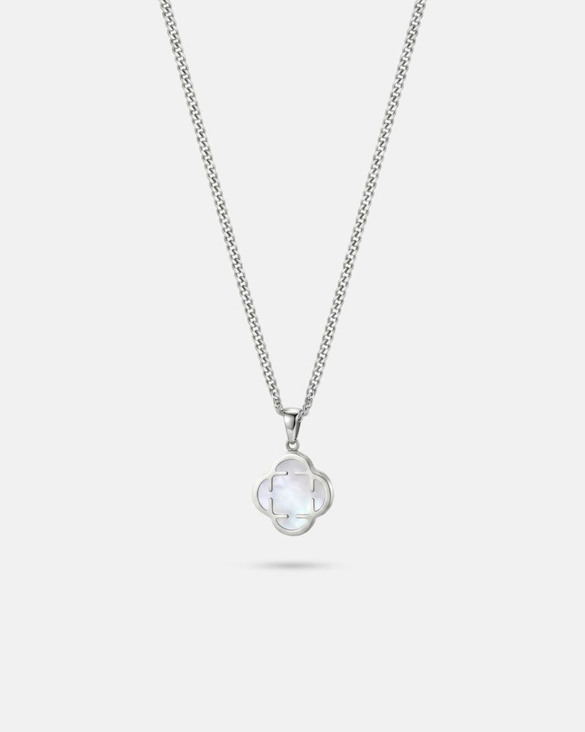 Charm Necklace | Nacre Silver
