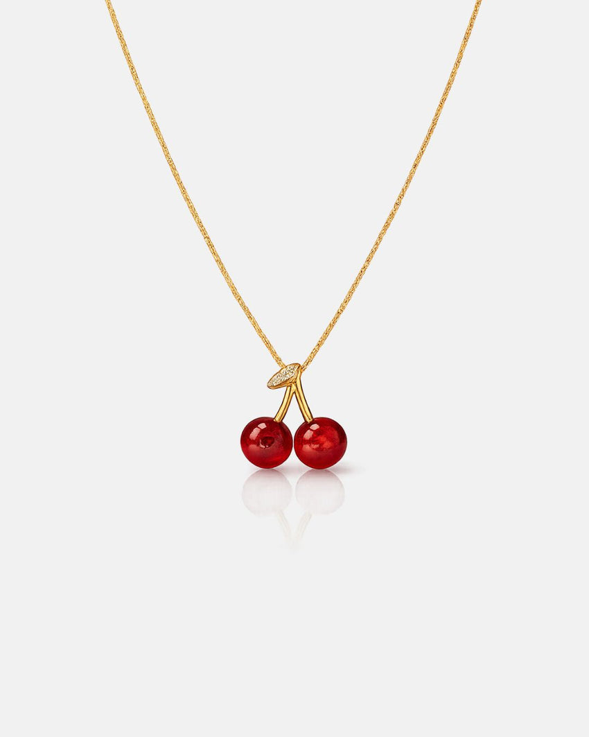 Cherry Pendant Necklace