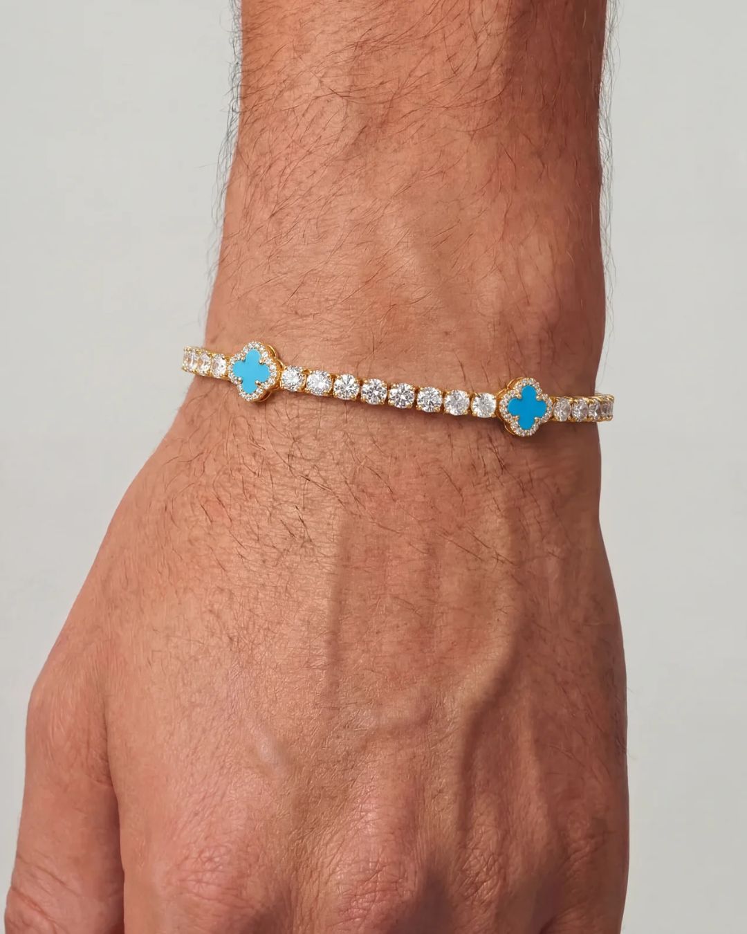 Clover Bracelet | Azure Gold