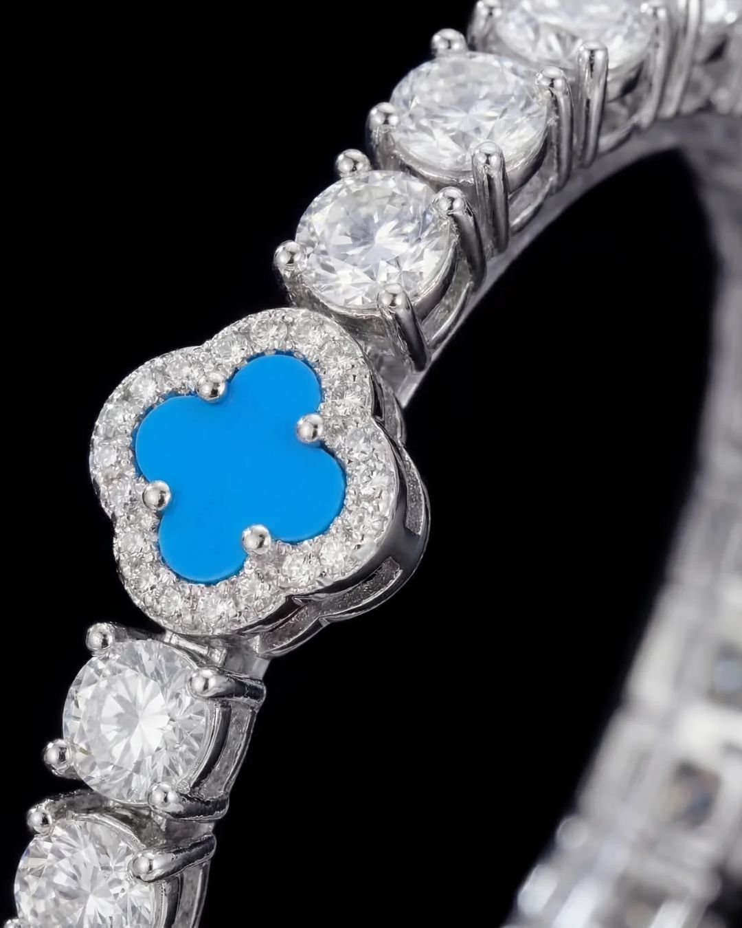 Clover Bracelet | Azure Silver