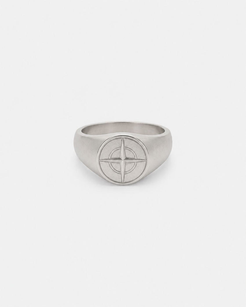 Compass Ring | Titanium Steel