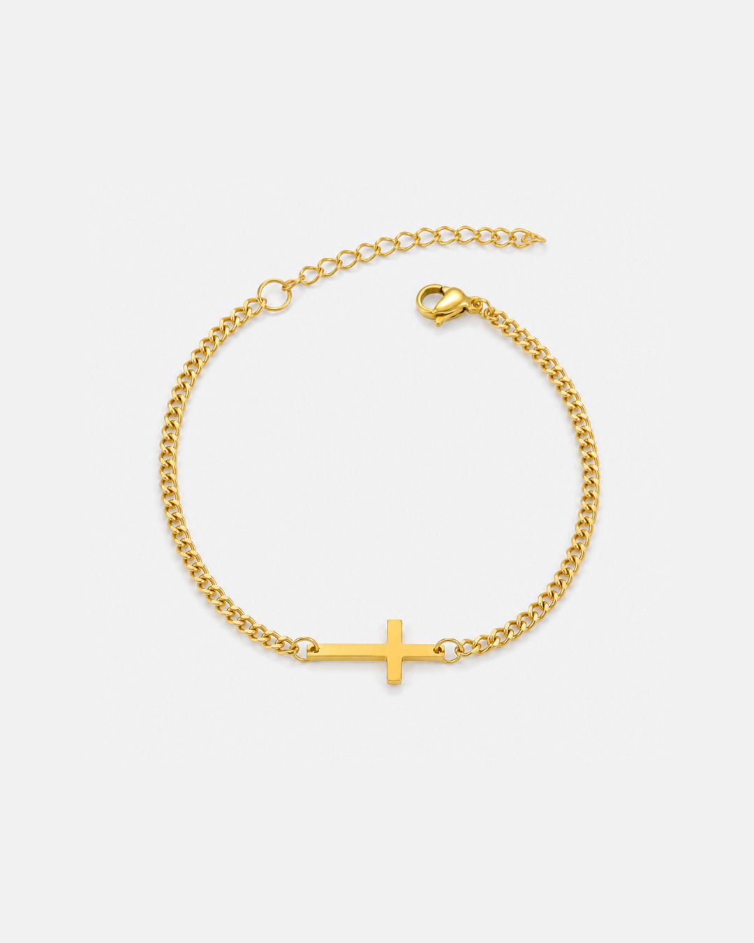 Cross Bracelet | Gold