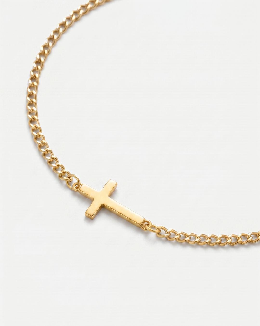 Cross Bracelet | Gold