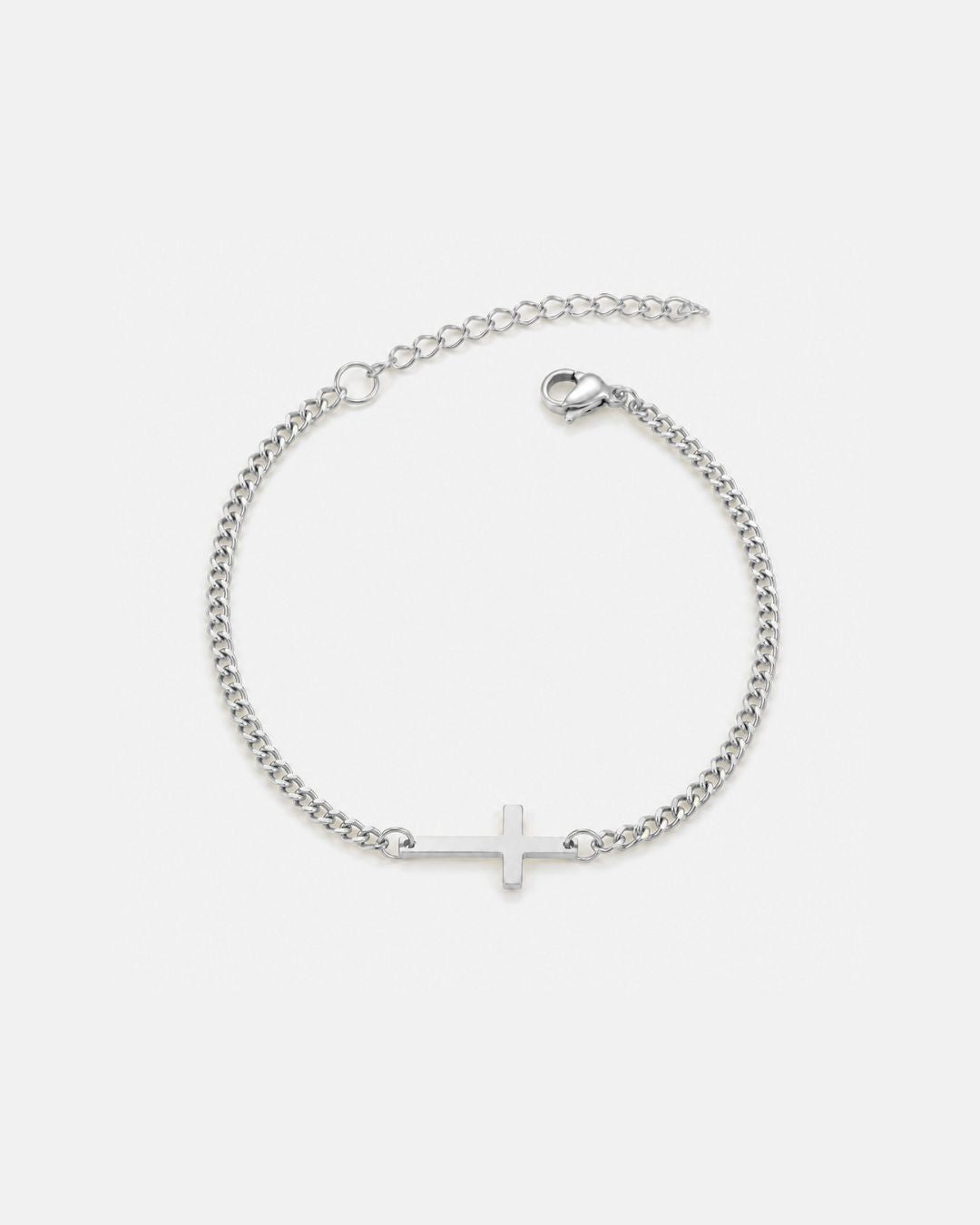 Cross Bracelet | Silver