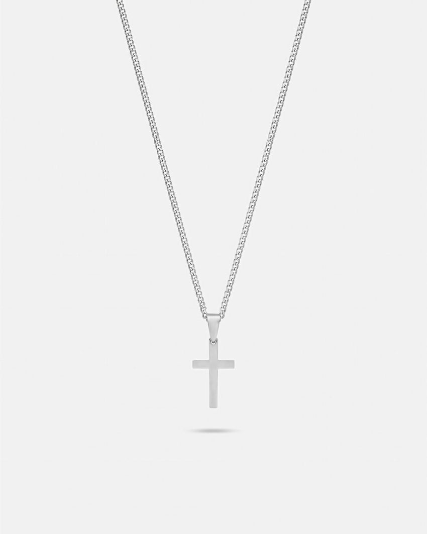 Cross Necklace | Silver