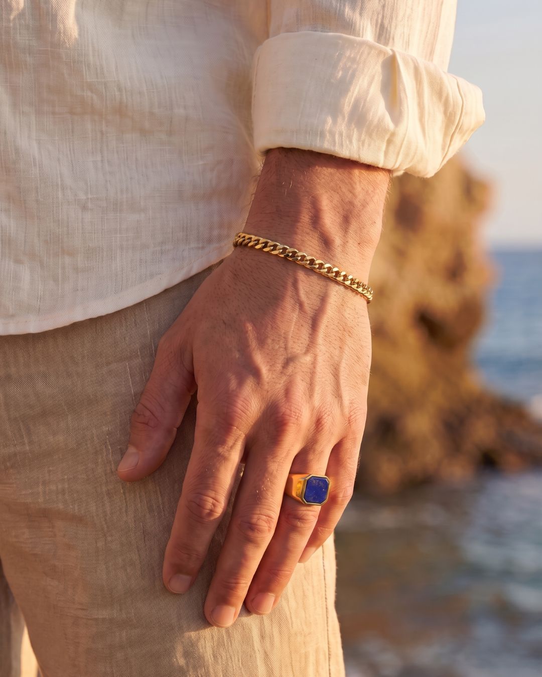 Cuban Chain Bracelet | 14K Gold