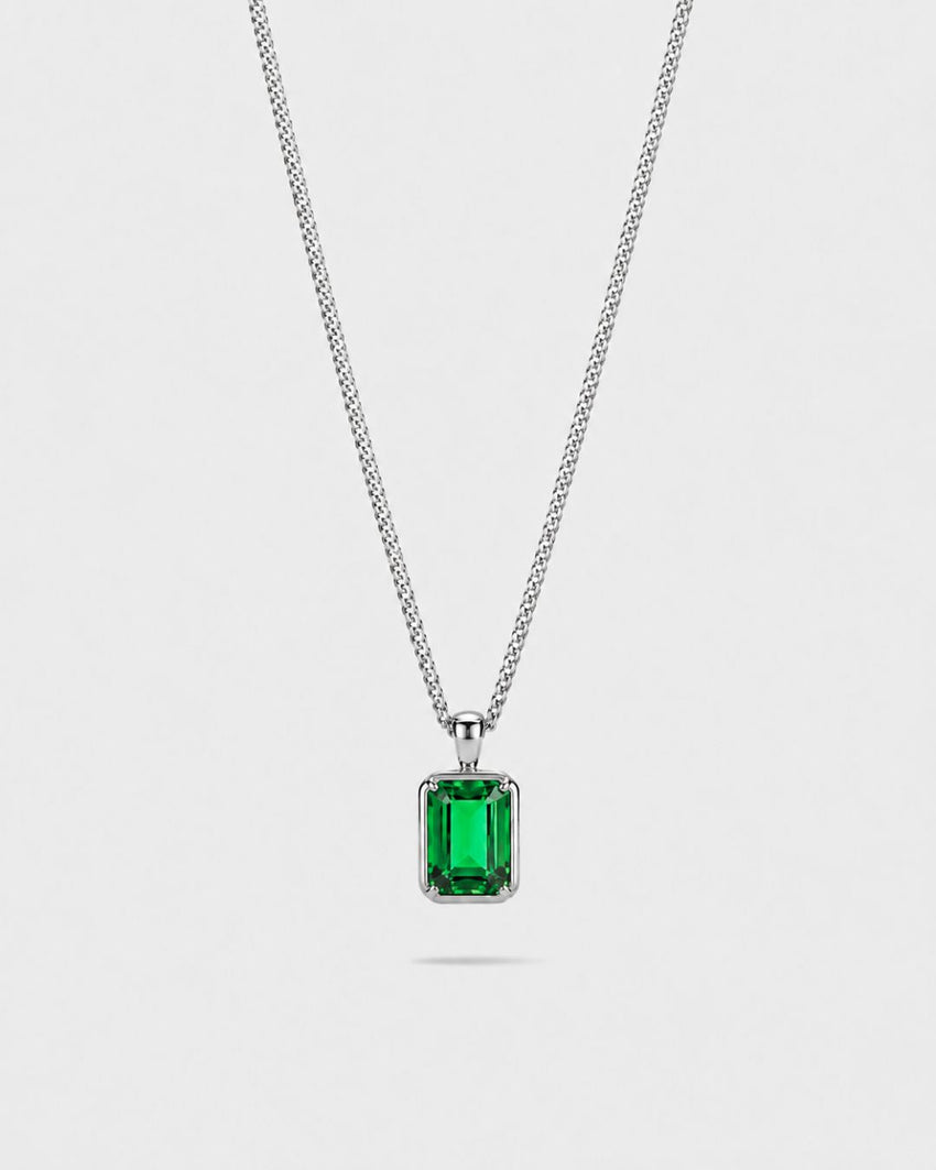 Emerald Pendant Necklace | 2 Carat