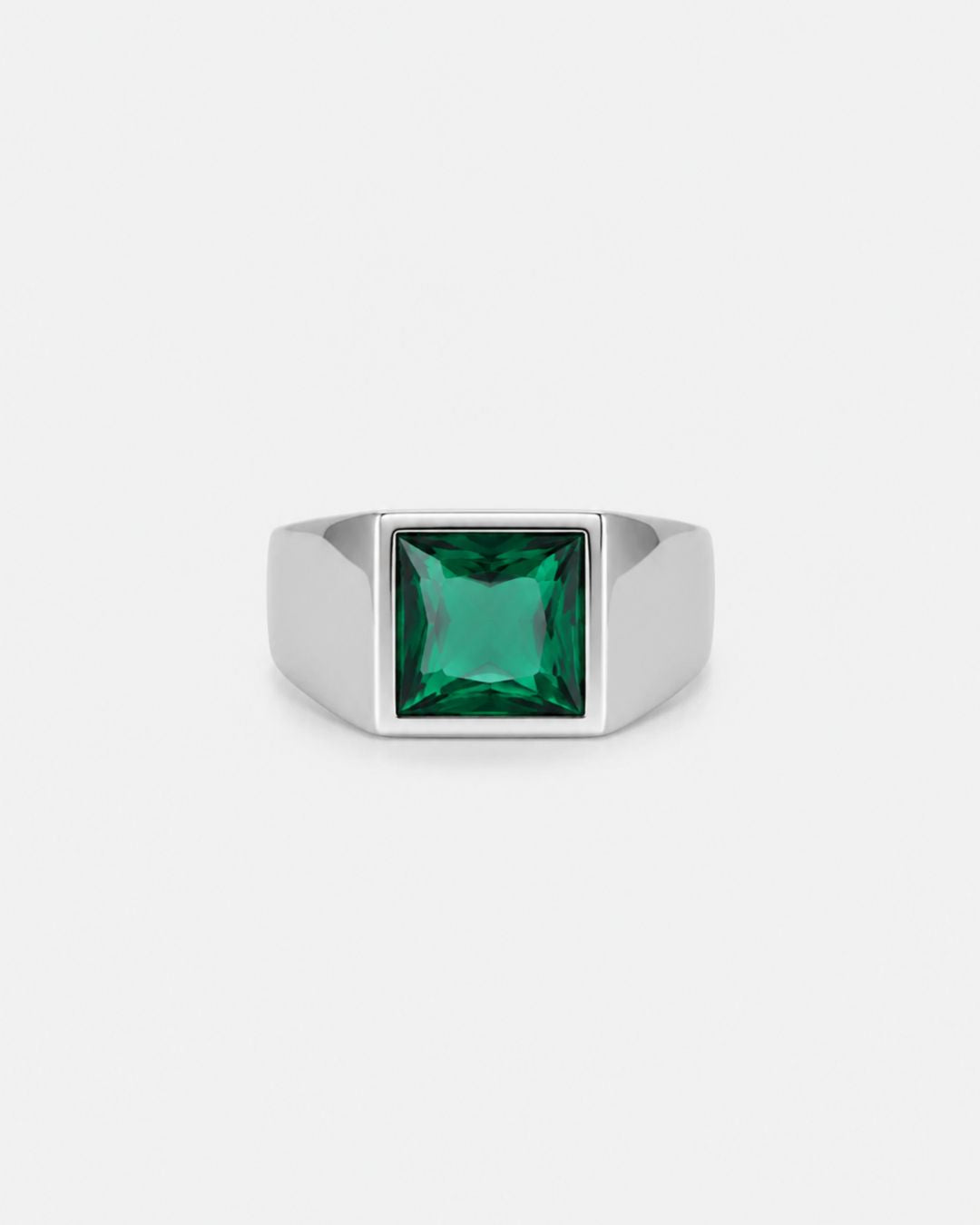 Emerald Ring | Titanium Steel