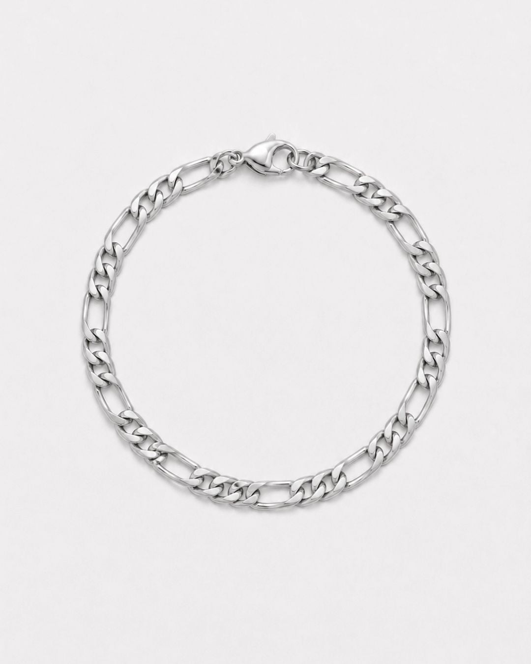 Figaro Bracelet 6mm | Silver