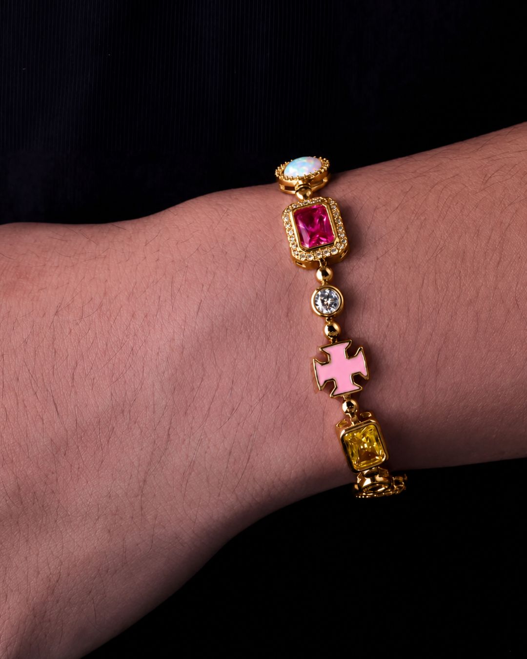 Gemstone Bracelet | Gold