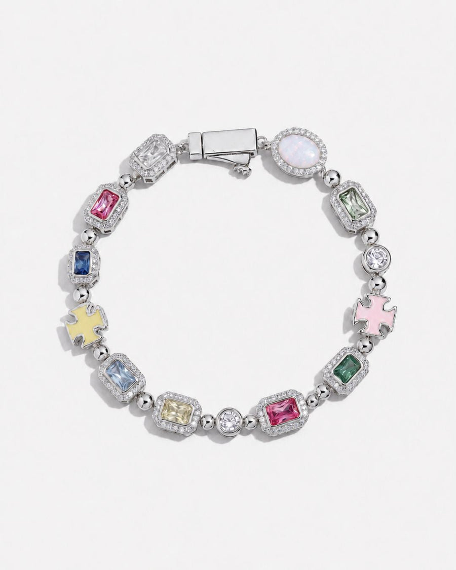 Gemstone Bracelet I Silver