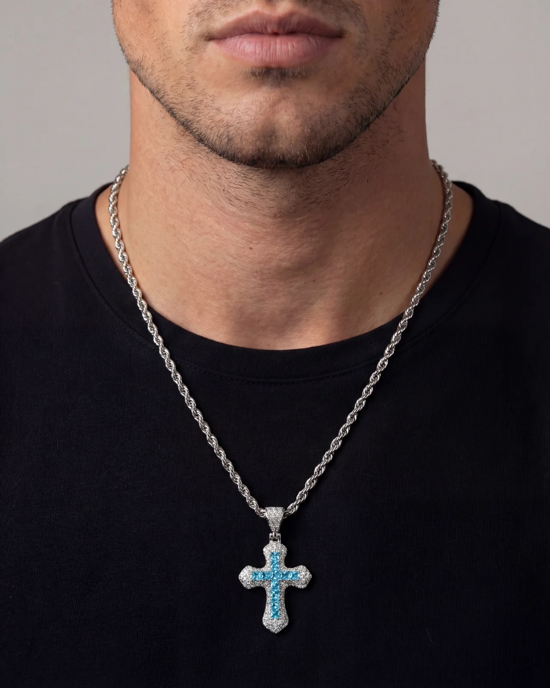 Iced Cross Necklace