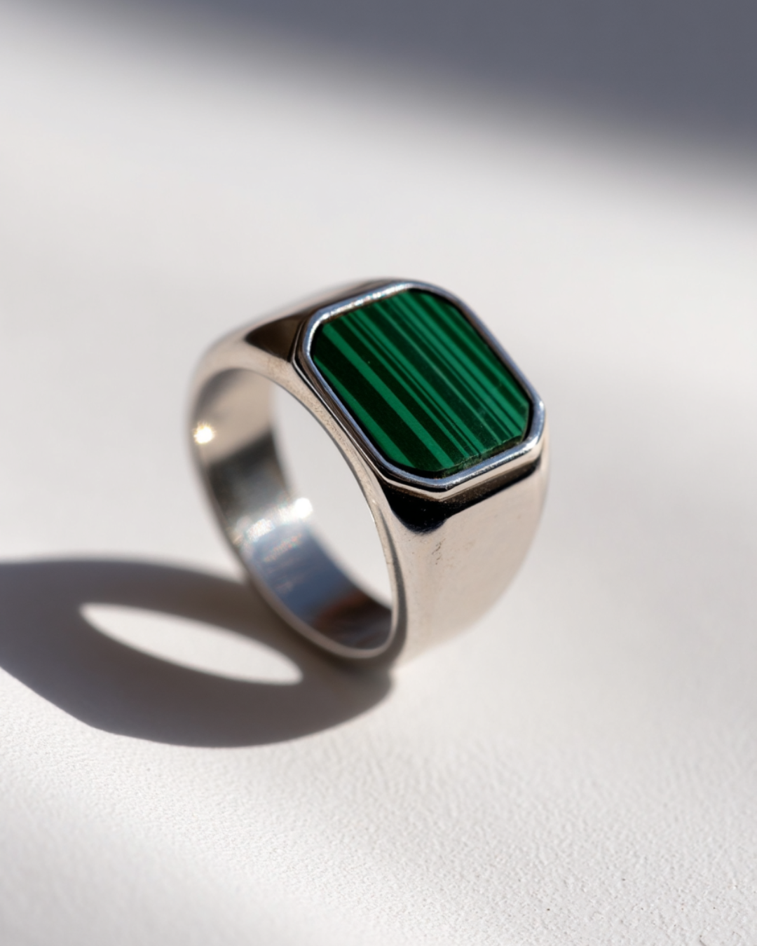 Malachio Ring | Silver Plated