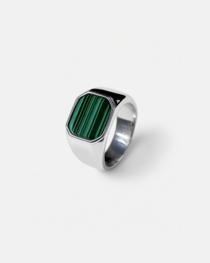 Malachio Ring | Silver Plated