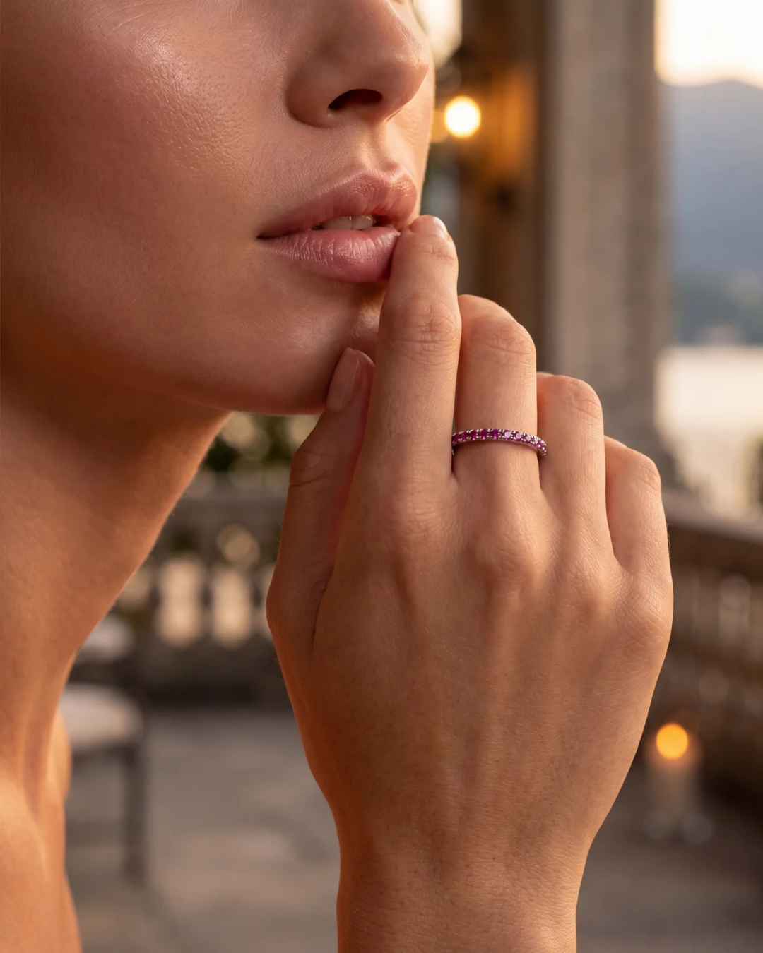 Mar Rosa Ring I Deep Rose