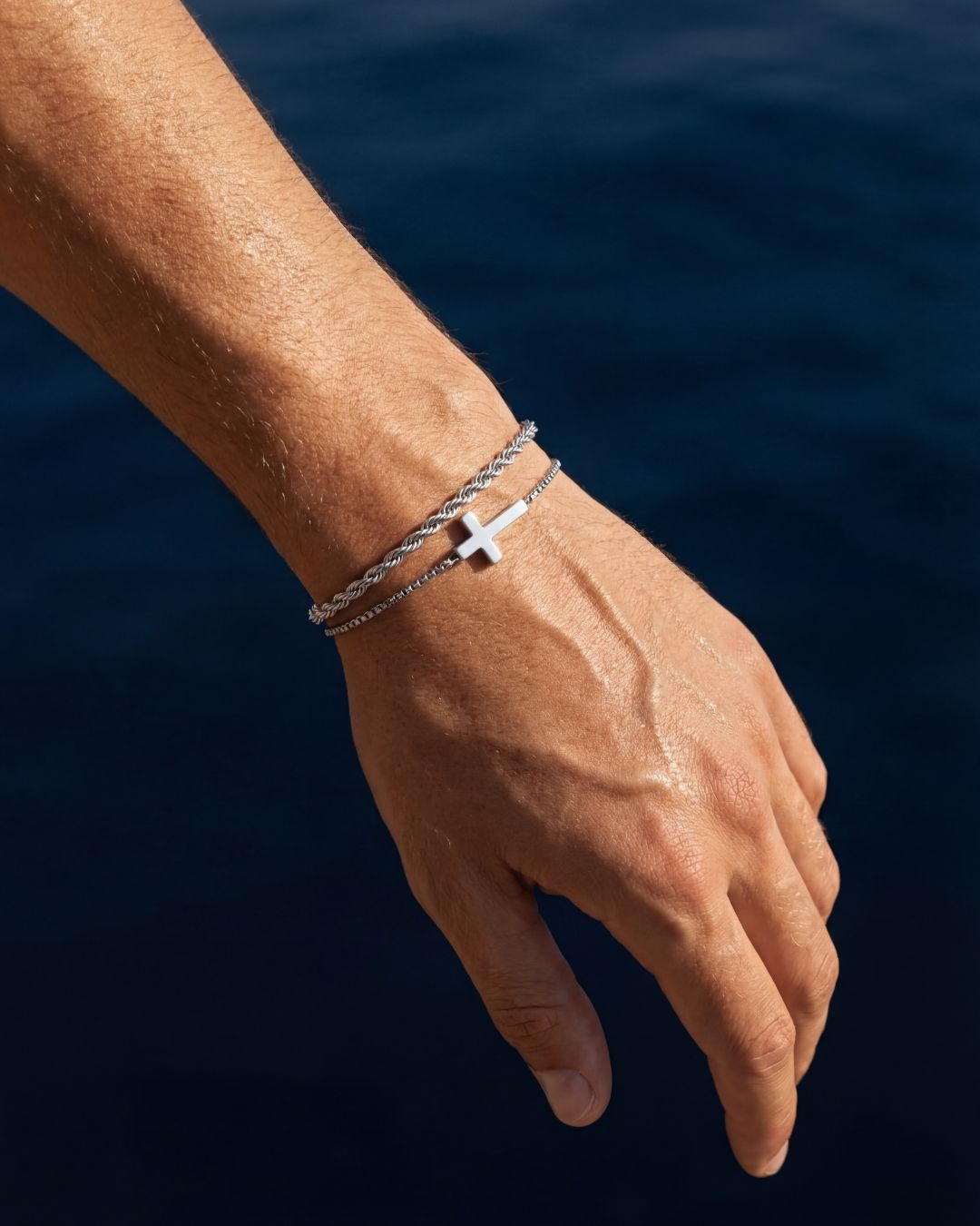 Minimal Cross x Tresse Acier Bundle | Silver