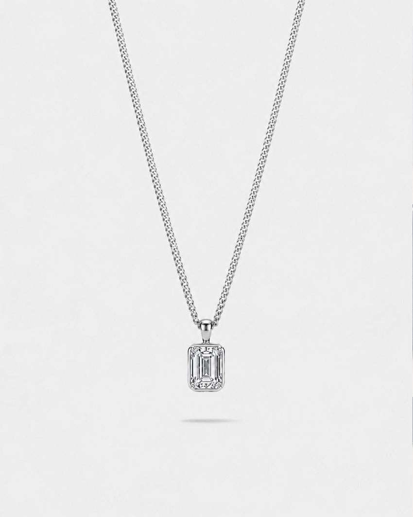 Moissanite Pendant Necklace | 1 Carat