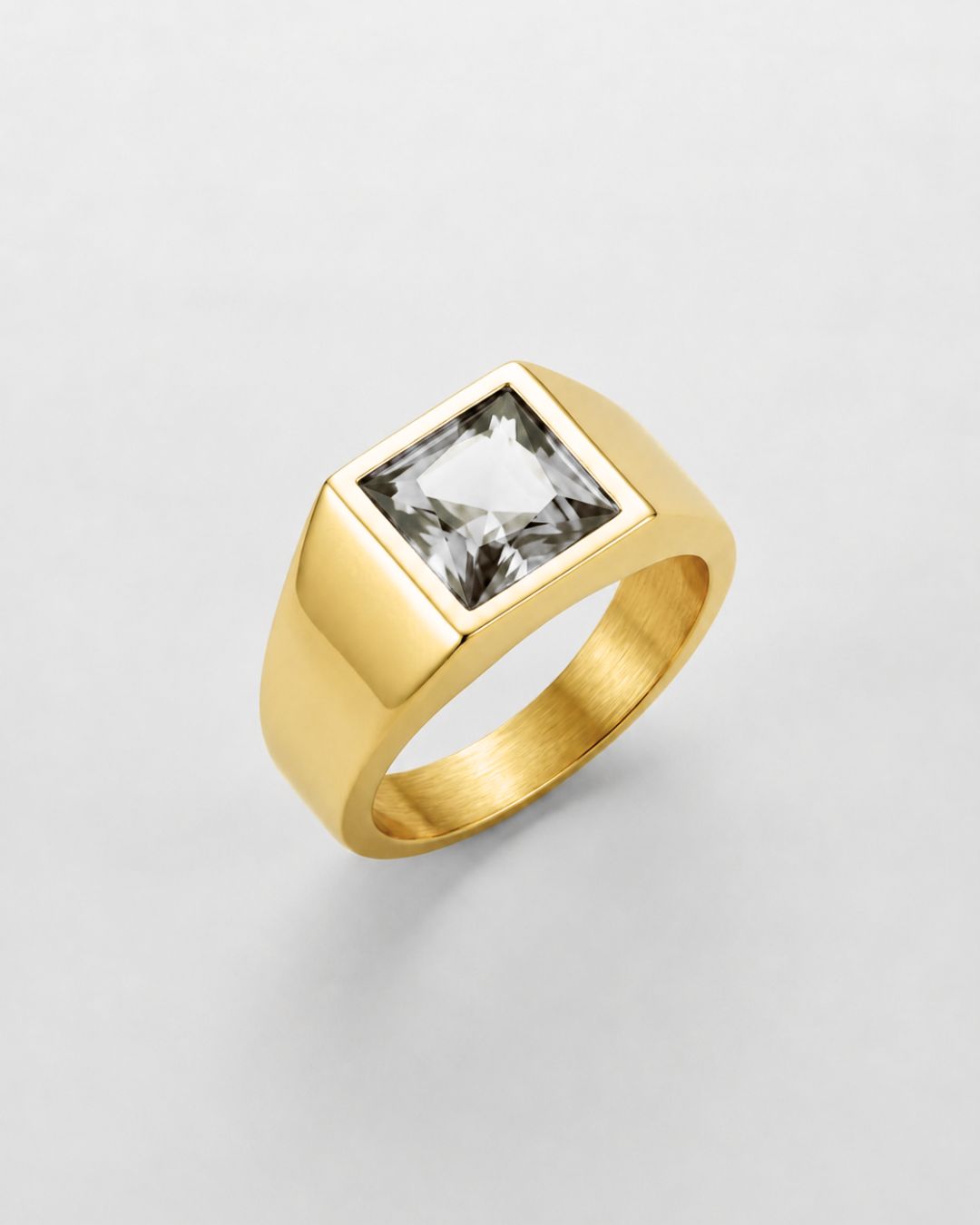 Moissanite Ring | Gold