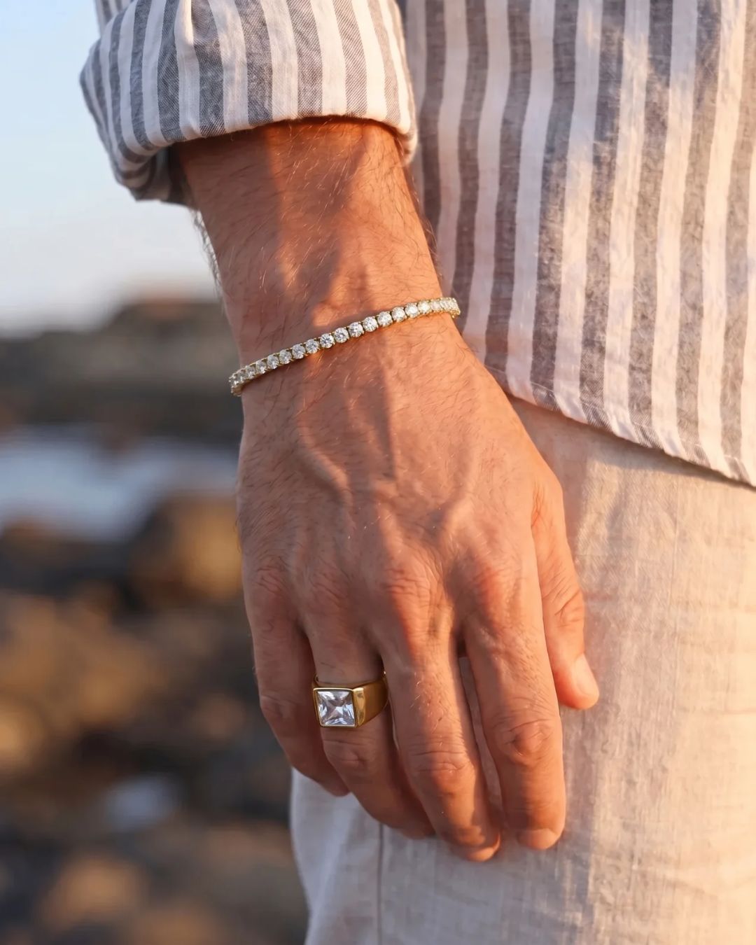 Moissanite Ring | Gold