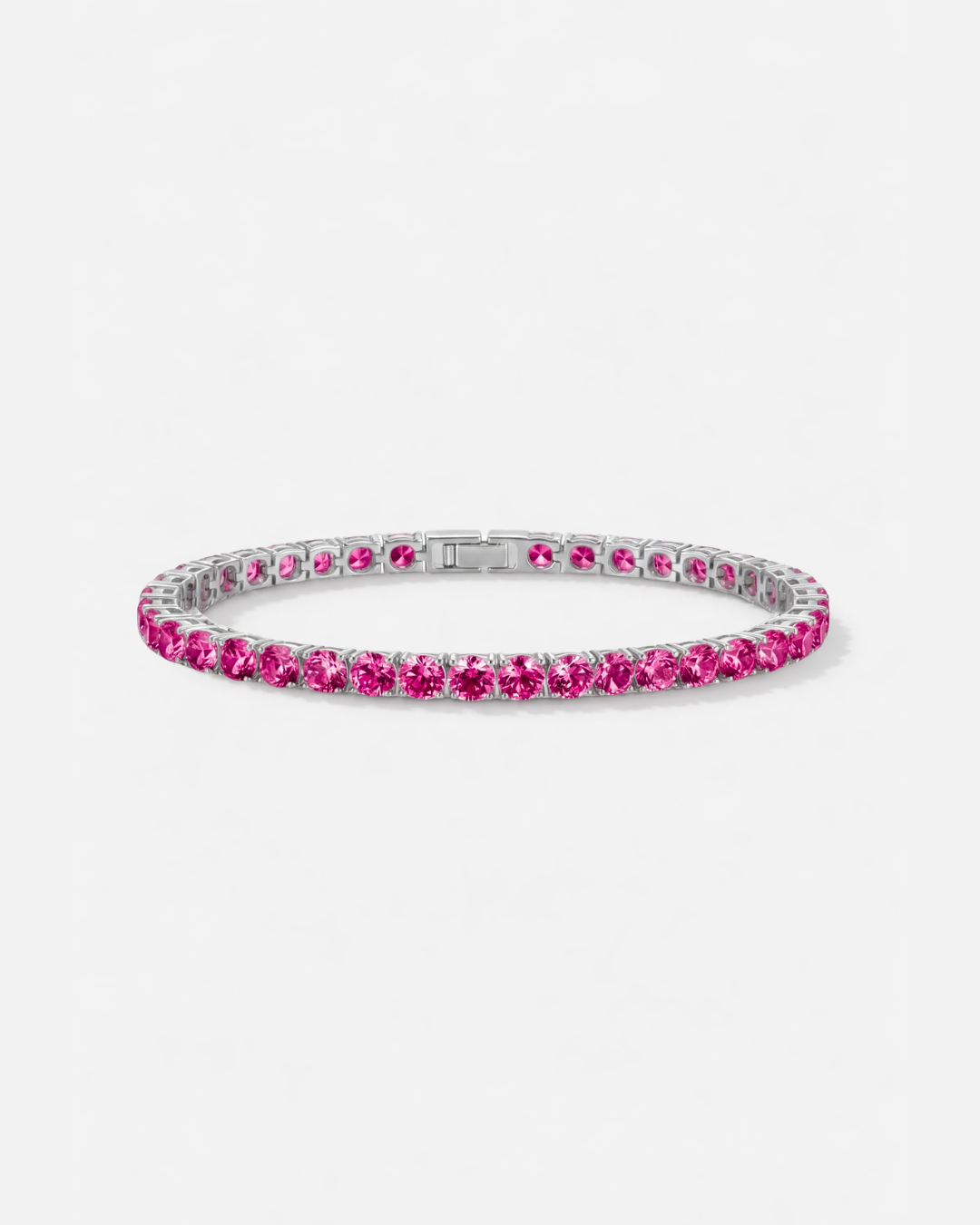 Mar Rosa Bracelet | Deep Rose Silver