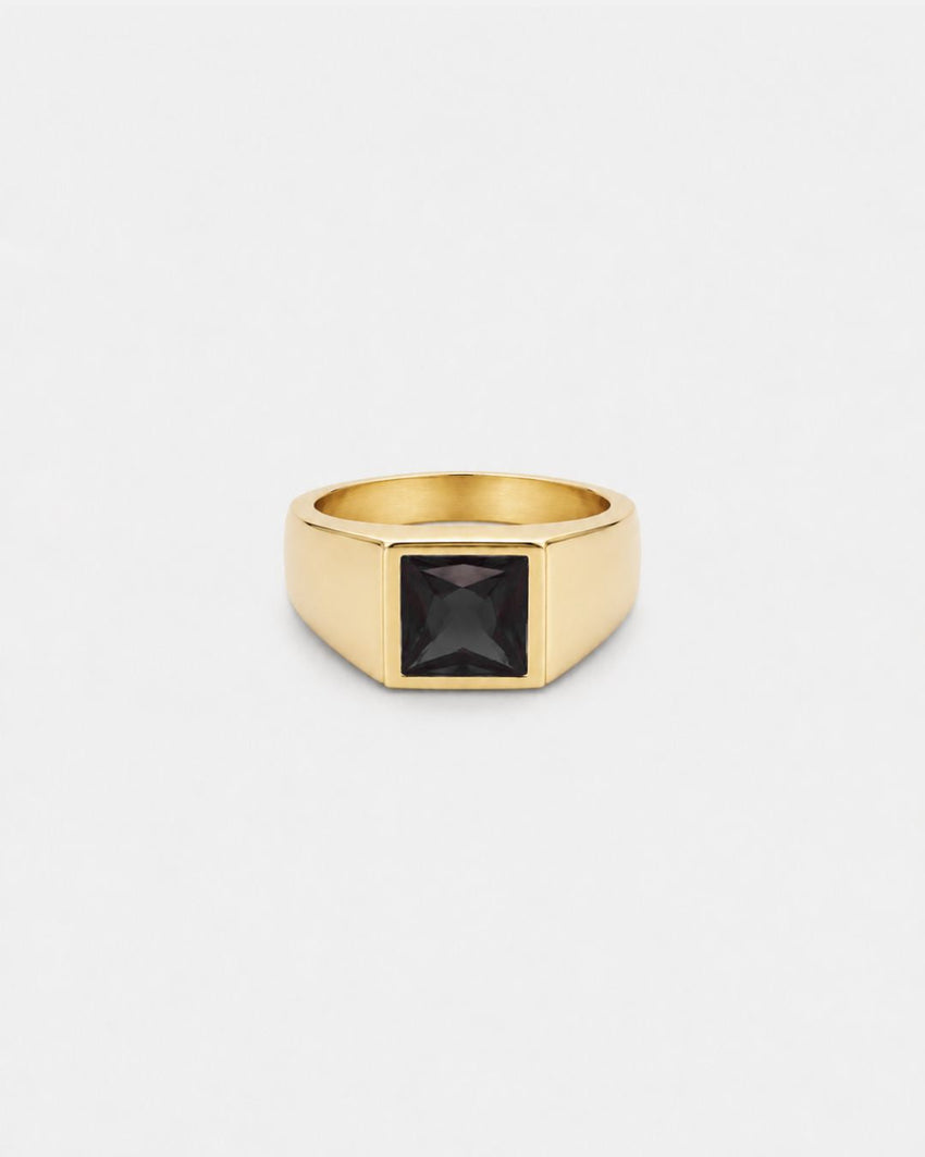 Onyx Ring | Gold