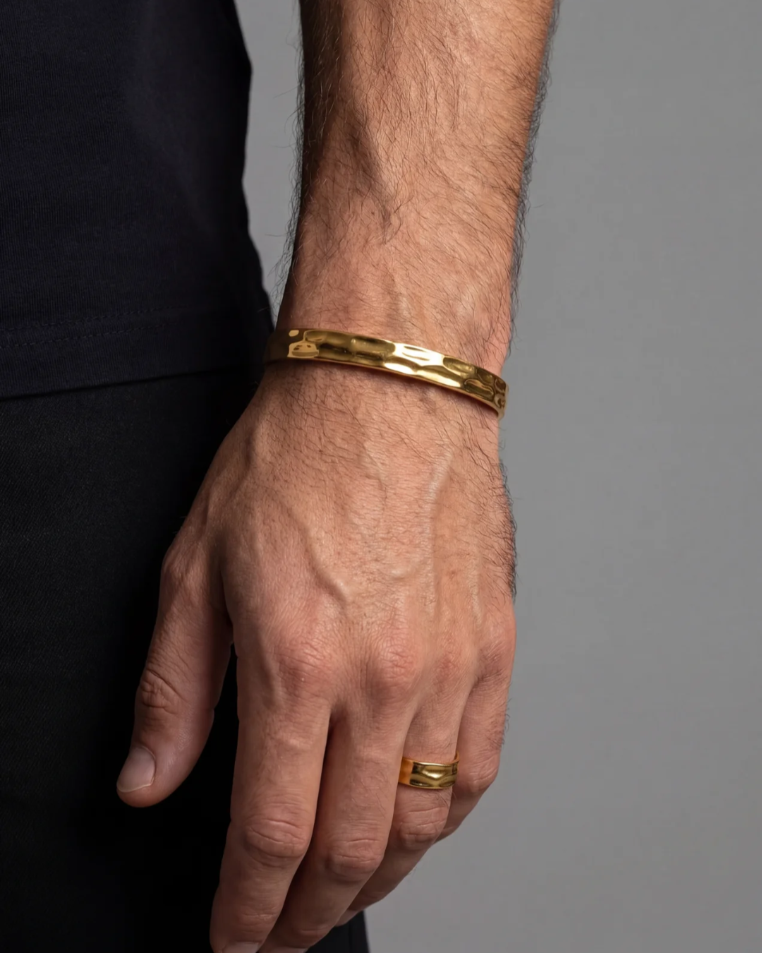 Open ocean Cuff Bracelet | 18K Gold Plated