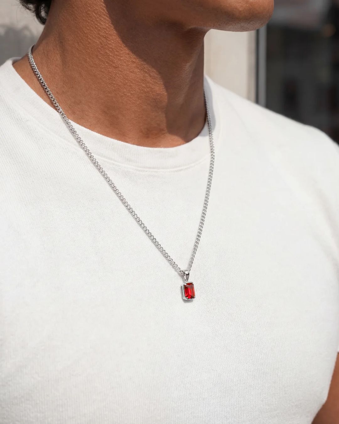 Ruby Pendant Necklace | 1 Carat