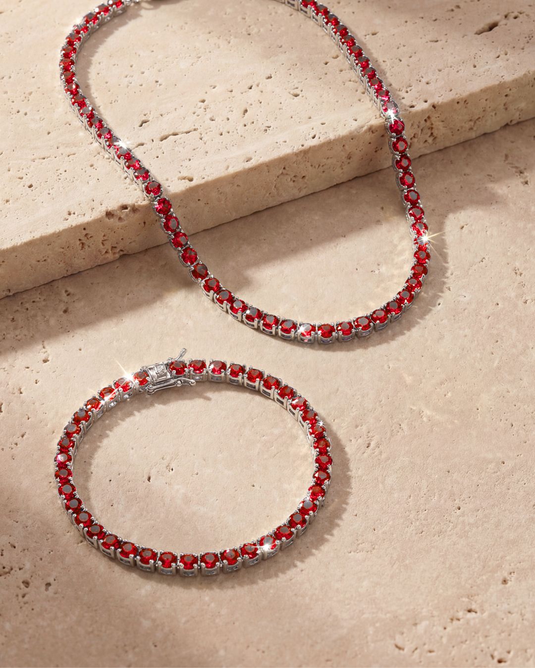 Tennis Set I Crimson Red