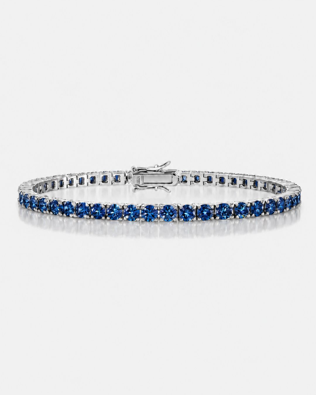 Saphir Éclat Bracelet | Royal Blue Moissanite