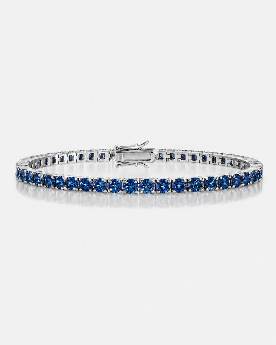 Saphir Éclat Bracelet | Royal Blue Moissanite