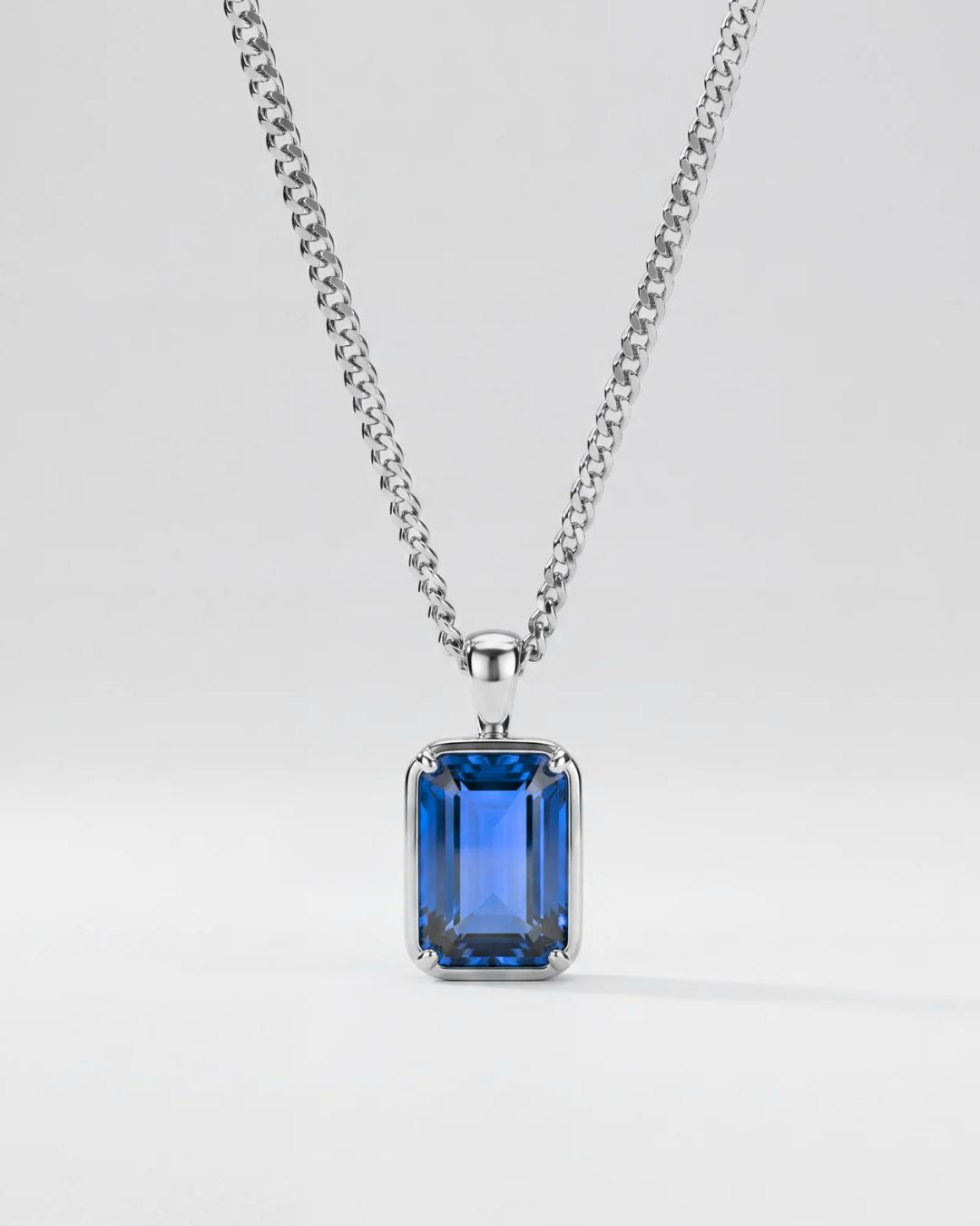 Sapphire Pendant Necklace | 2 Carat