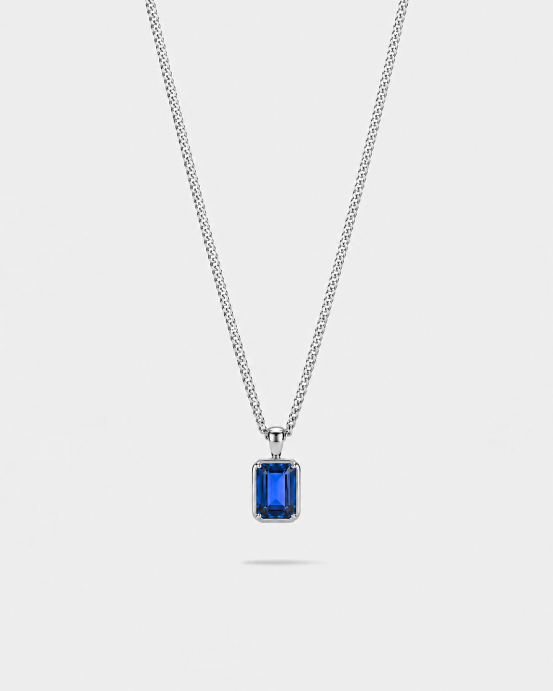 Sapphire Pendant Necklace | 1 Carat