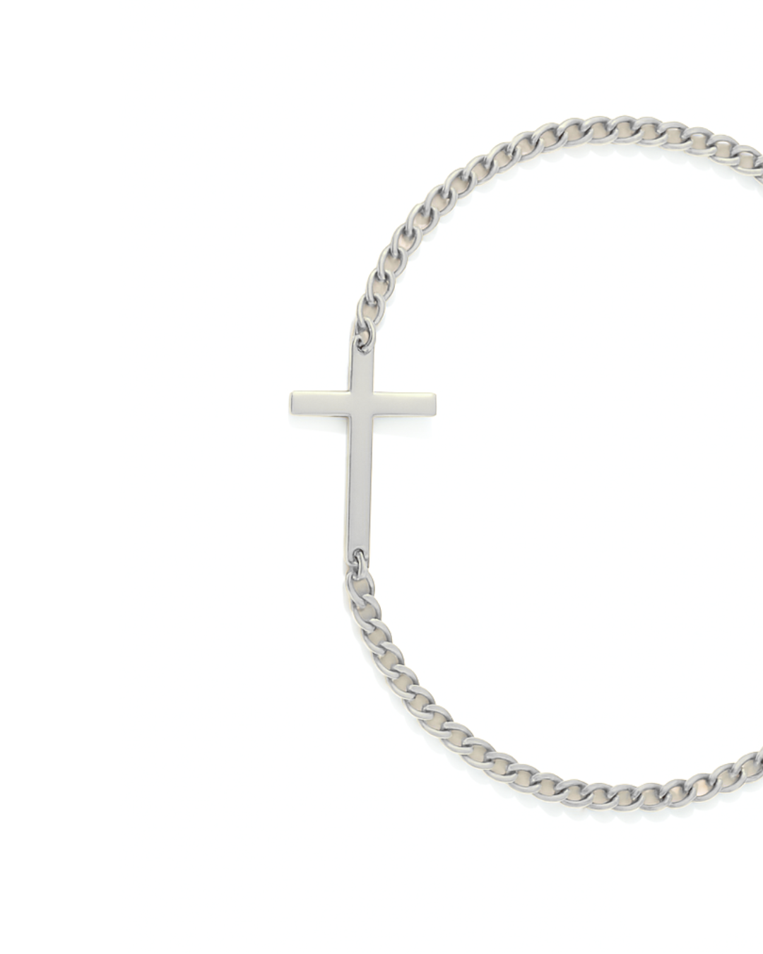 Eterna Cross Bracelet | Platinum