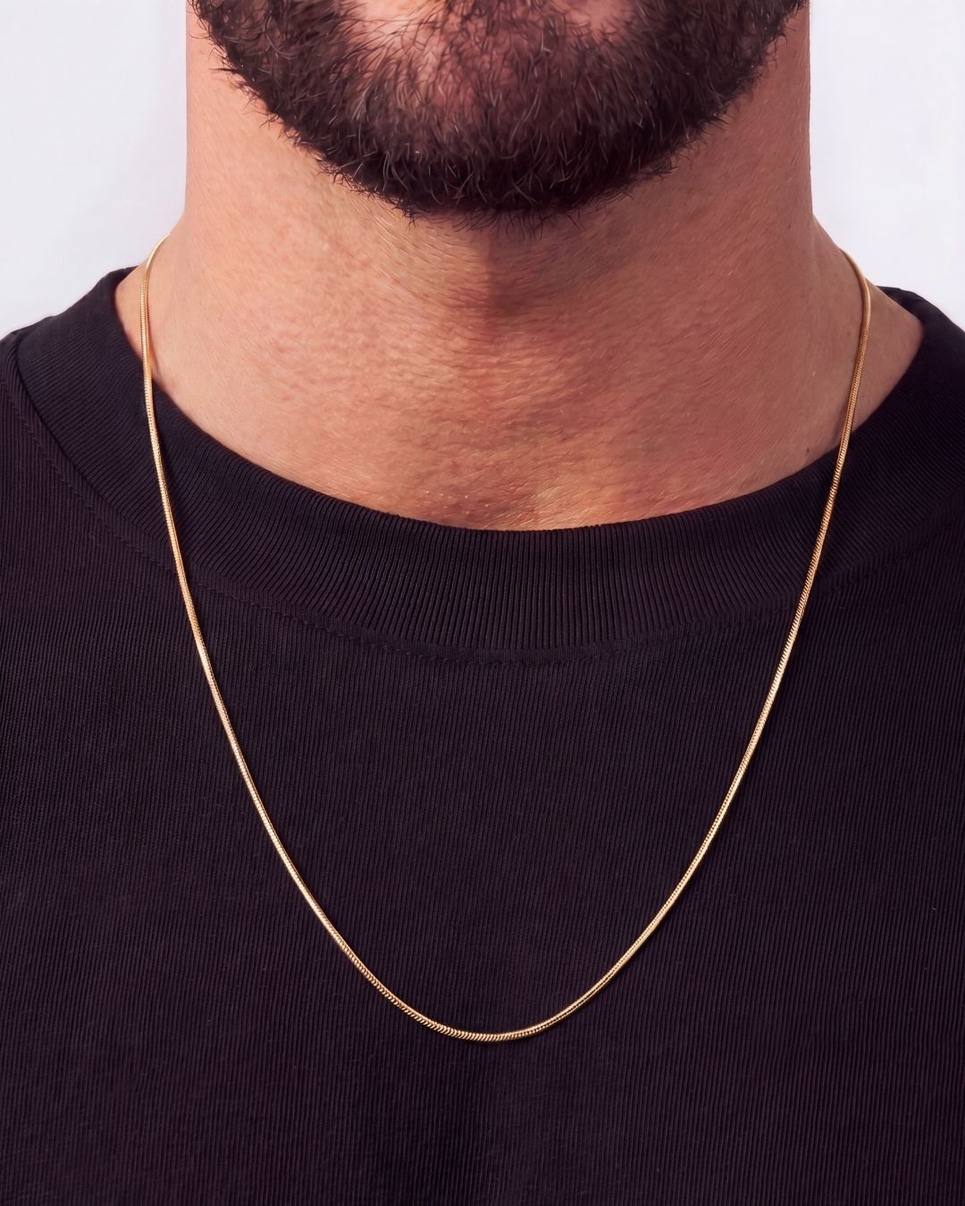 Square Necklace I 18K Gold