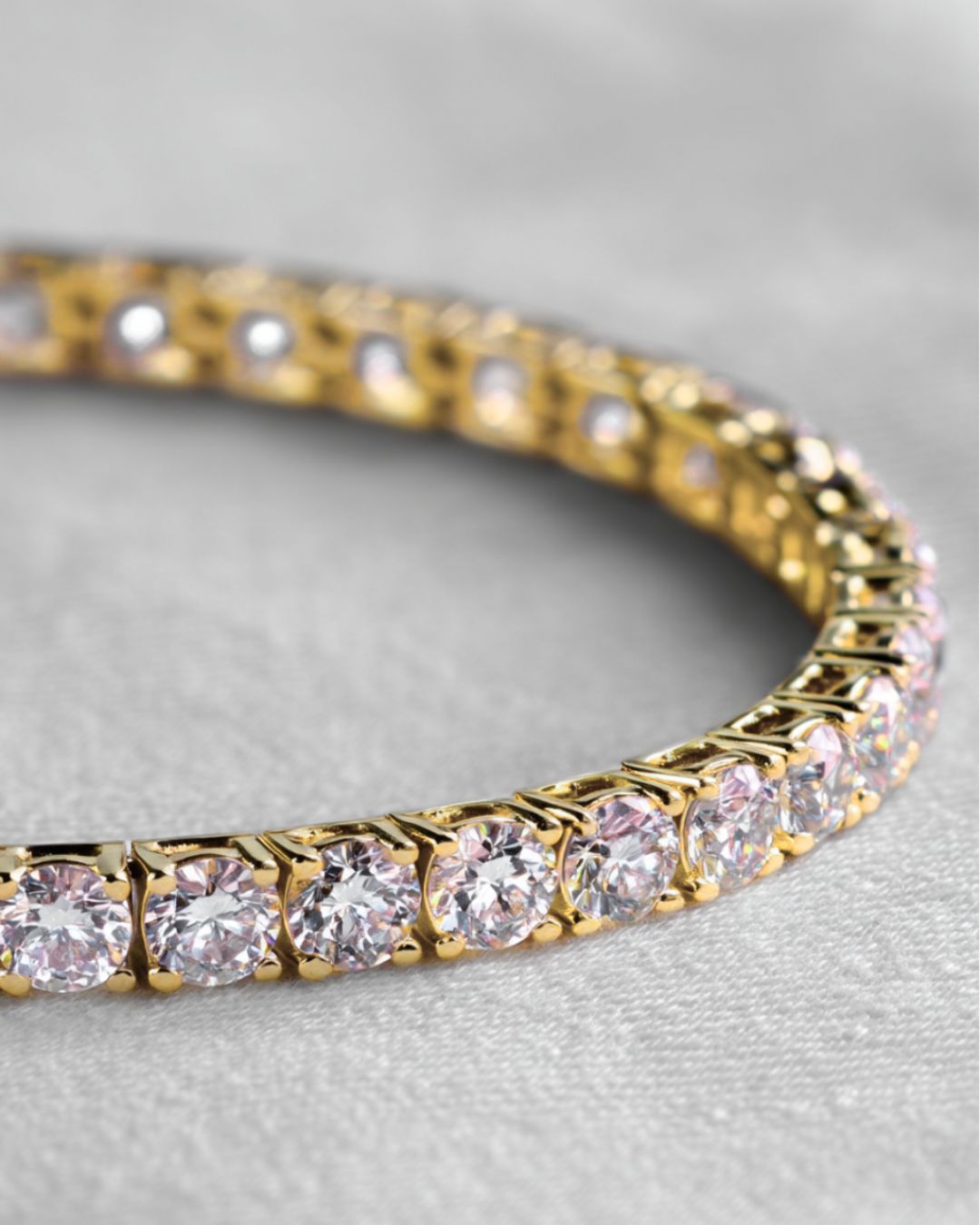 Tennis Bracelet | Gold 3mm