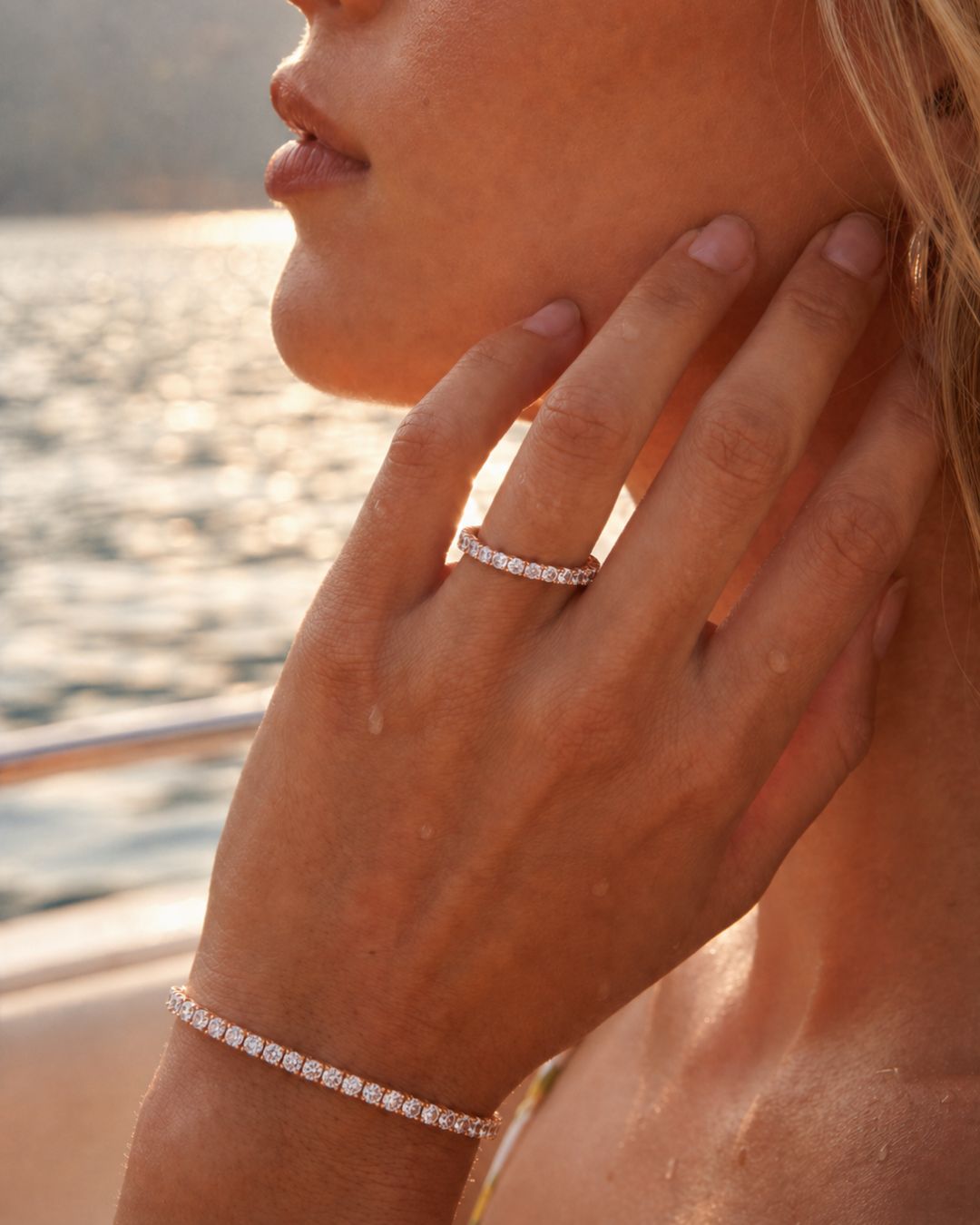 Rosé Tennis Bracelet | 3mm