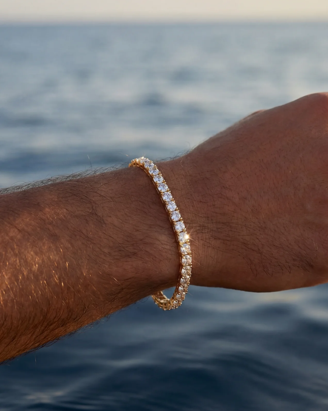 Tennis Bracelet | Titanium Steel