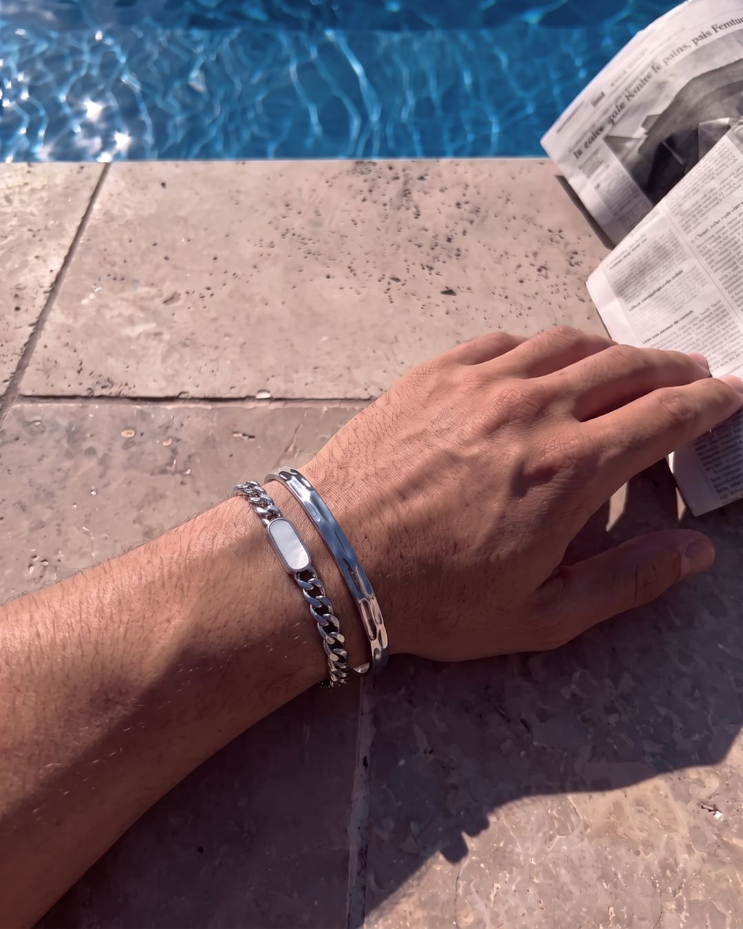 Verde Bracelet | Nacre White