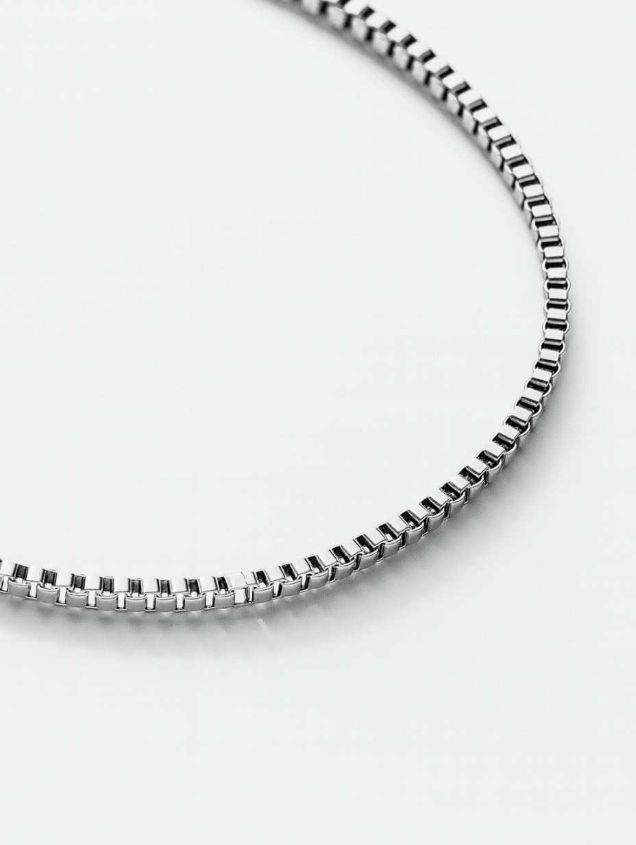 Box Bracelet | Platinum