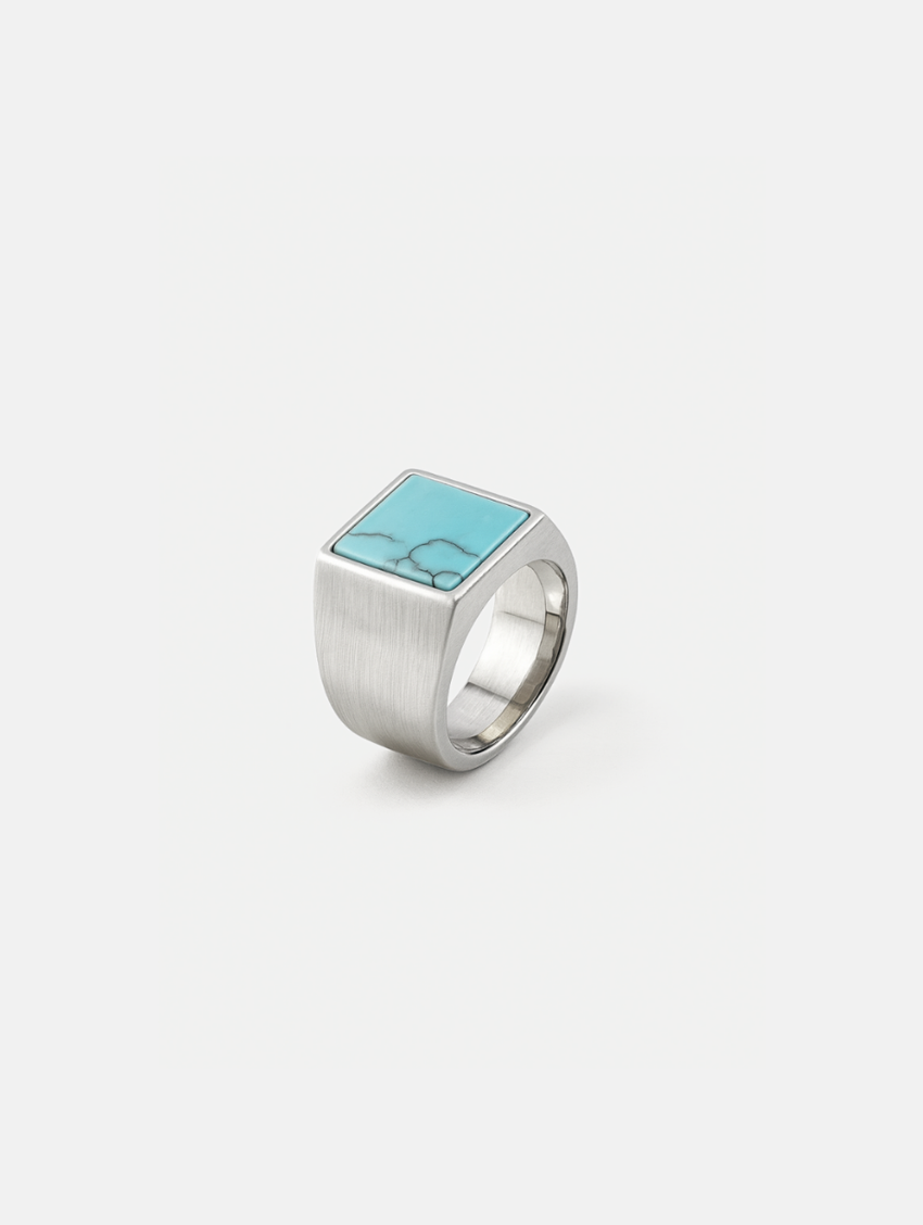 Calanque Stone Ring | Turquoise