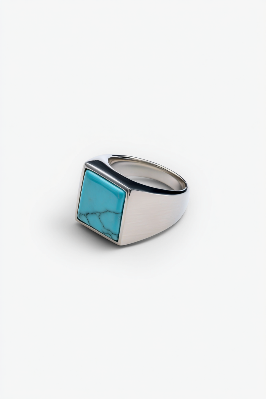 Calanque Stone Ring | Turquoise